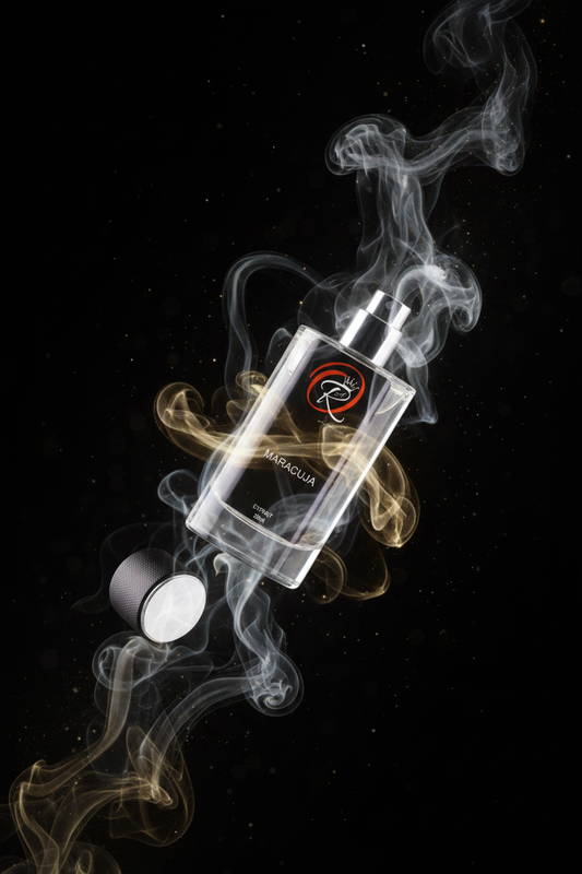 fruity oud fragrance with smoky amber tones inspired by Oud Maracuja
